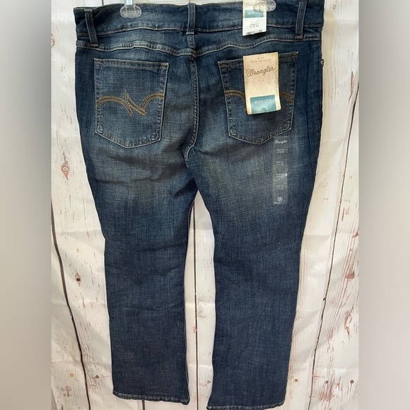 Wrangler Jeans Western Bootcut 17x32 Blue Women’s - Picture 2 of 3